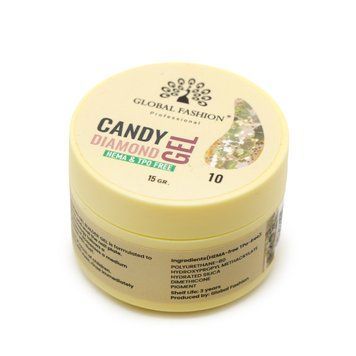 Гель для моделювання нігтів 15 гр, Diamond Builder Gel 10 26056 фото