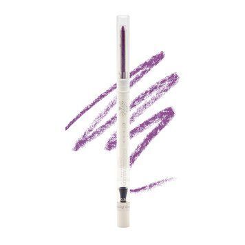 Мягкий, гелевый карандаш для глаз, Global Fashion, purple with glitter 25019 фото