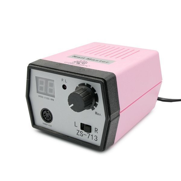 Аппарат для маникюра и педикюра 35000 оборотов, ZS-713 pink 11077 фото