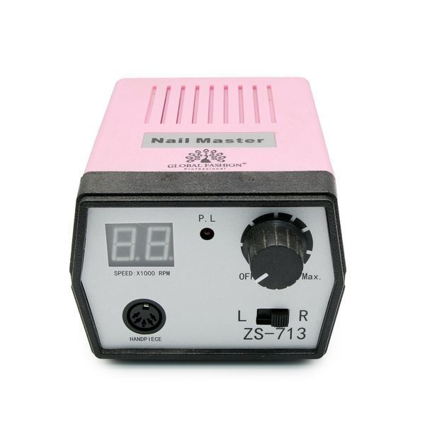 Аппарат для маникюра и педикюра 35000 оборотов, ZS-713 pink 11077 фото