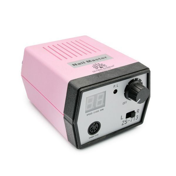 Аппарат для маникюра и педикюра 35000 оборотов, ZS-713 pink 11077 фото