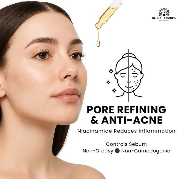 Сыворотка с ниацинамидом и гиалуроновой кислотой, Global Fashion, 24K Gold Serum, 50ml 25083 фото