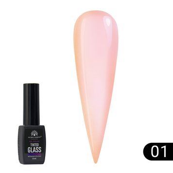 Stained glass gel polish Global Fashion 8 ml, Tinted Glass 01 20089 фото