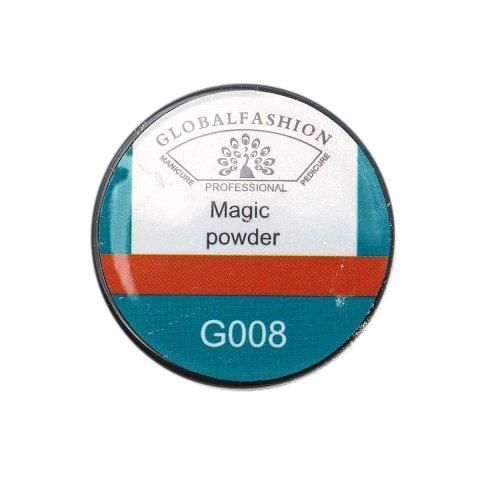Втирка для ногтей Global Fashion, коричневый, Magic Powder 4690 фото