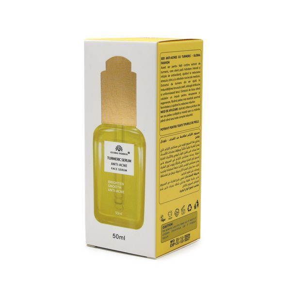 Сыворотка с куркумой от акне, Global Fashion, Turmeric Serum Anti-Acne, 50 мл 25081 фото
