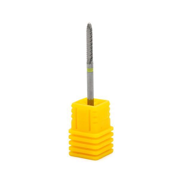 Carbide tip, flame, yellow notch, XF Small Flame 26418 фото