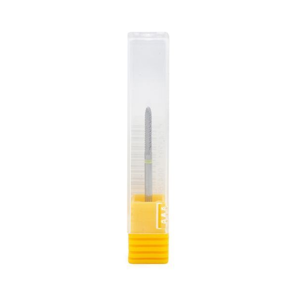 Carbide tip, flame, yellow notch, XF Small Flame 26418 фото