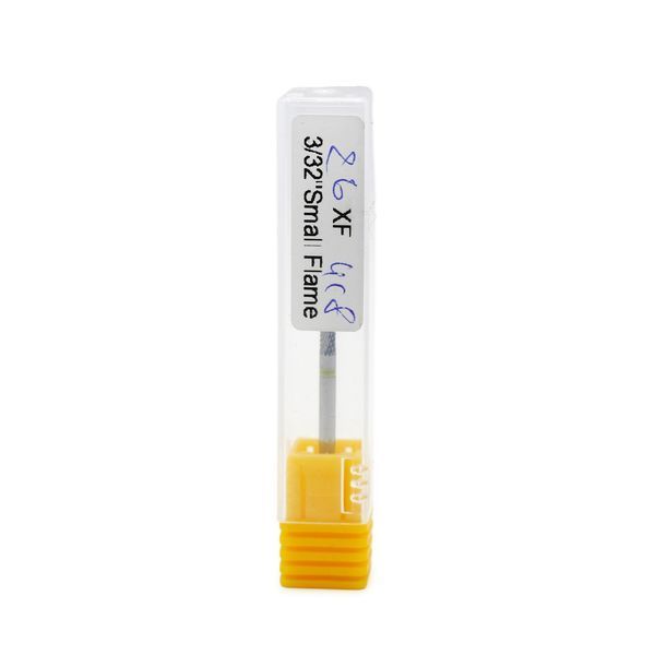 Carbide tip, flame, yellow notch, XF Small Flame 26418 фото