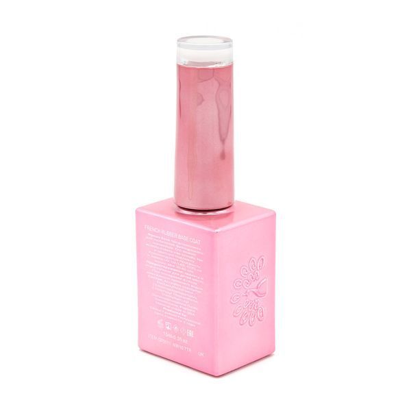 Каучуковая база для гель-лака френч, Rubber Base Coat French, 15 мл., цвет прозрачно-молочный, Global Fashion 13 8107 фото
