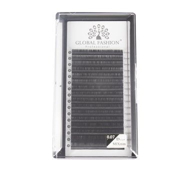 Набор ленточных ресниц Global Fashion Premium Lashes микс (8-13 мм) D 0.07 13056 фото