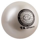 М'яч гімнастичний TA SPORT, 400 грамів, 19 см, глітер, білий TA400-4 фото