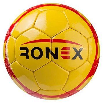 М'яч футбольний DXN (YW) Ronex (HUM) Жовтий/червоний RX-H1-YDX2 фото