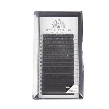 Набор ленточных ресниц Global Fashion Premium Lashes микс (8-15 мм) D 0.07 13055 фото