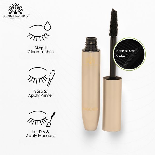 Туш для вій, Global Fashion, Ocean Dense Mascara, Black, GM1 25045 фото