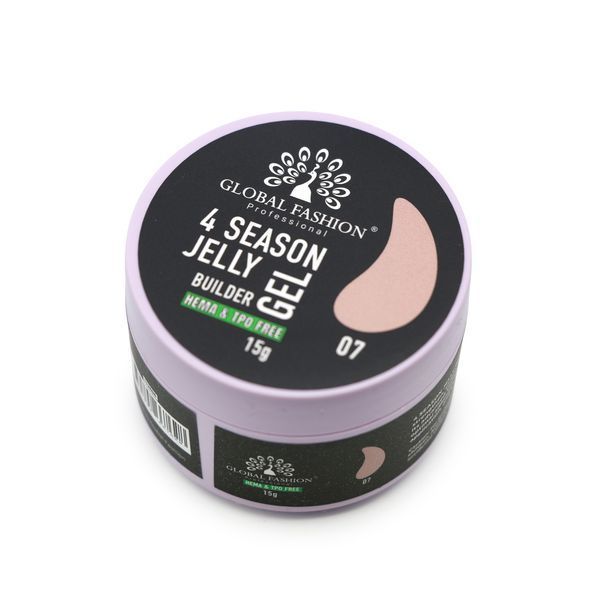 Гель для моделирования ногтей 15 г, 4 Season Jelly Builder Gel, 07 26079 фото