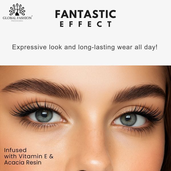 Туш для вій, Global Fashion, Ocean Dense Mascara, Black, GM1 25045 фото