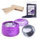 Набор для депиляции с баночным воскоплавом Pro Wax 100 Purple 2970677823 фото