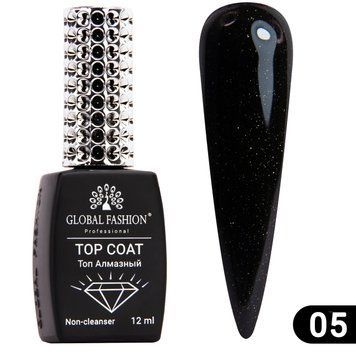 Топ с глиттером Galaxy Top Coat 05, 12 мл 11153 фото
