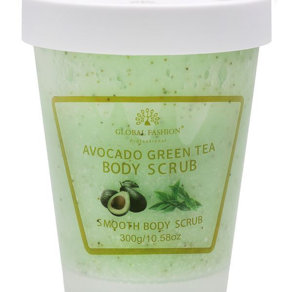 Скраб для тіла, Global Fashion, Body Scrub, Avocado & Green Tea, 300g 25057 фото