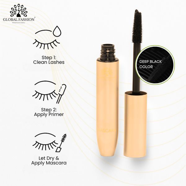 Тушь для ресниц, Global Fashion, Ocean Dense Mascara, Black, GM2 25046 фото