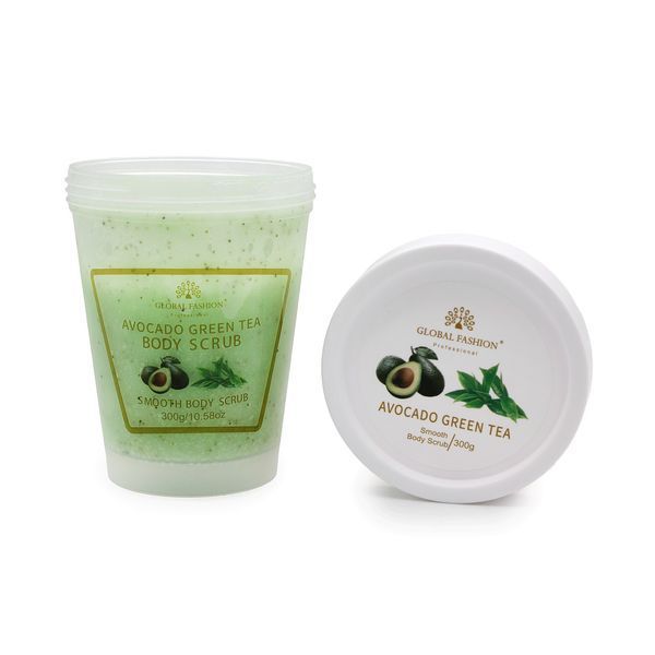 Скраб для тіла, Global Fashion, Body Scrub, Avocado & Green Tea, 300g 25057 фото