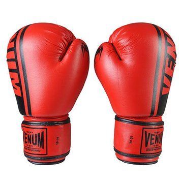 Боксерські рукавички Venum, PVC-19, 8oz, червоний VM19-8R фото