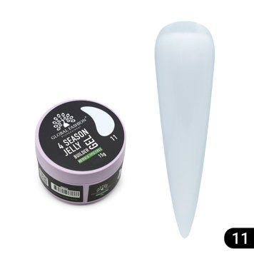 Гель для моделювання нігтів 15 г, 4 Season Jelly Builder Gel, 11 26083 фото