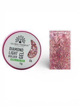 Гель для моделювання нігтів 15 г Diamond Light Builder Gel 06 26983 фото