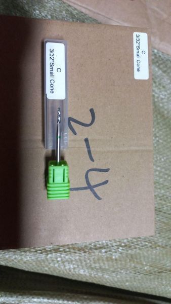 Твердосплавная насадка конус, зеленая насечка, C Small Cone 26440 фото