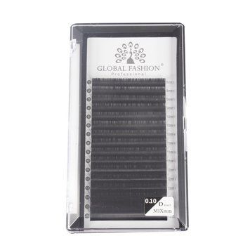 Набор ленточных ресниц Global Fashion Premium Lashes микс (8-15 мм) D 0.10 13066 фото