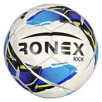 М'яч футбольний Grippy Ronex Kick Біло-синій RX-KCK251 фото