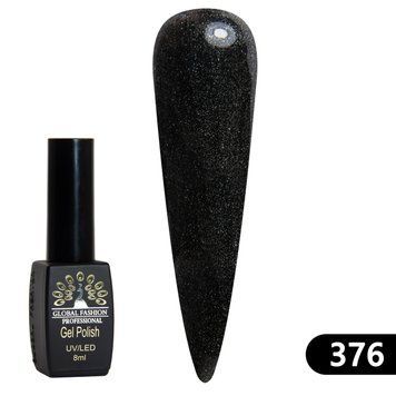 Гель лак BLACK ELITE 376, Global Fashion, 8 мл 17689 фото