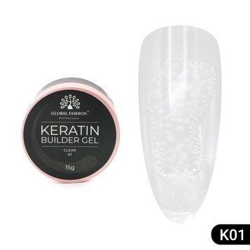 KERATIN BUILDER GEL, K1, Global Fashion, 15 g 26271 фото