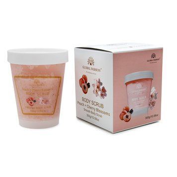 Скраб для тела, Global Fashion, Body Scrub, Peach & Cherry Blossoms, 300g 25058 фото