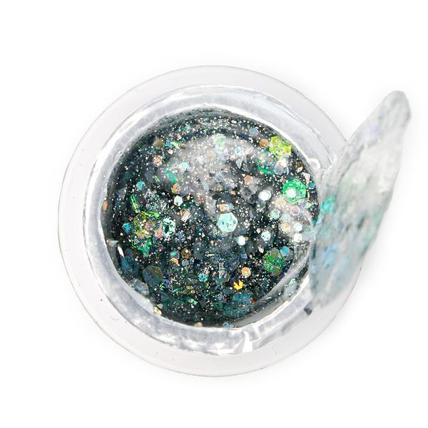 Гліттер гель що світиться в темряві, 5 гр, Luminous Glitter Gel 11 13483 фото