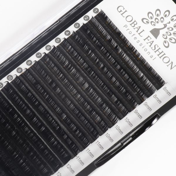 Набор ленточных ресниц Global Fashion Premium Lashes микс (8-15 мм) D 0.10 13066 фото