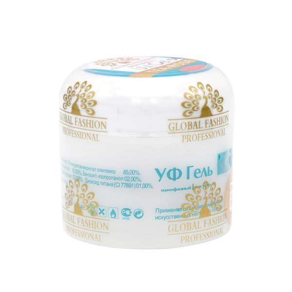 Гель для ногтей Global Fashion 56 g Tea Rose 8245 фото