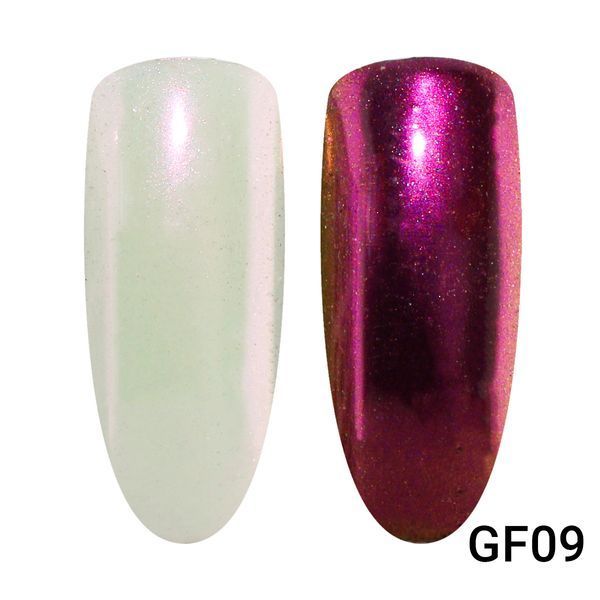 Втирка для нігтів Aurora pigment gold green GF09 9207 фото