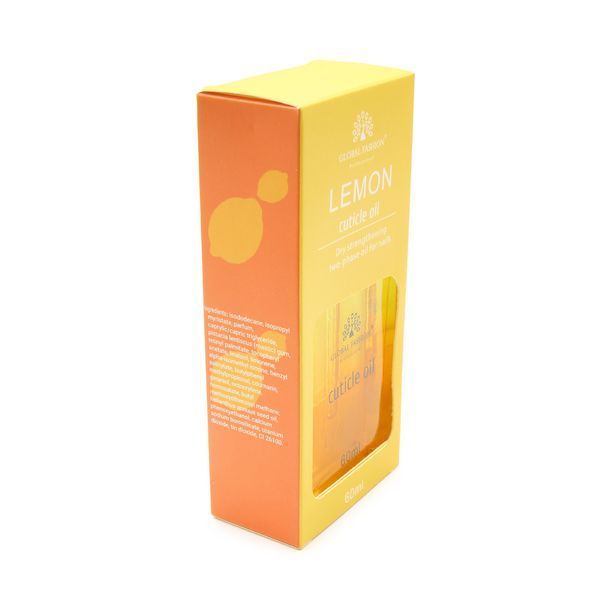 Сухое двухфазное масло, укрепляющее Lemon, Global Fashion, 60 мл 24586 фото
