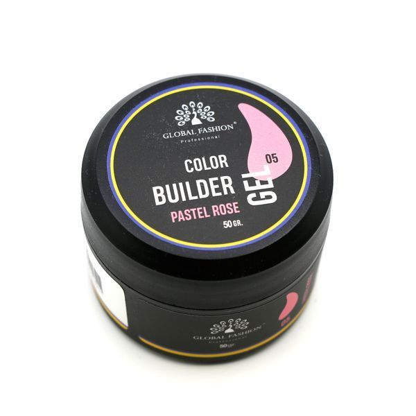 Гель для моделювання нігтів 50 г, Color Builder Gel 05- Pastel rose 26248 фото