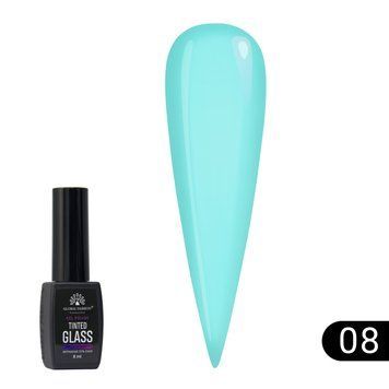 Stained glass gel polish Global Fashion 8 ml, Tinted Glass 08 20108 фото