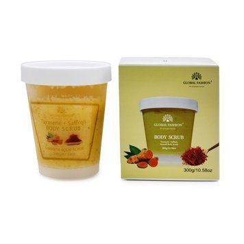 Скраб для тела, Global Fashion, Body Scrub, Turmeric & Saffron, 300g 25059 фото