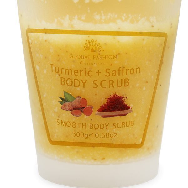 Скраб для тіла , Global Fashion, Body Scrub, Turmeric & Saffron, 300g 25059 фото