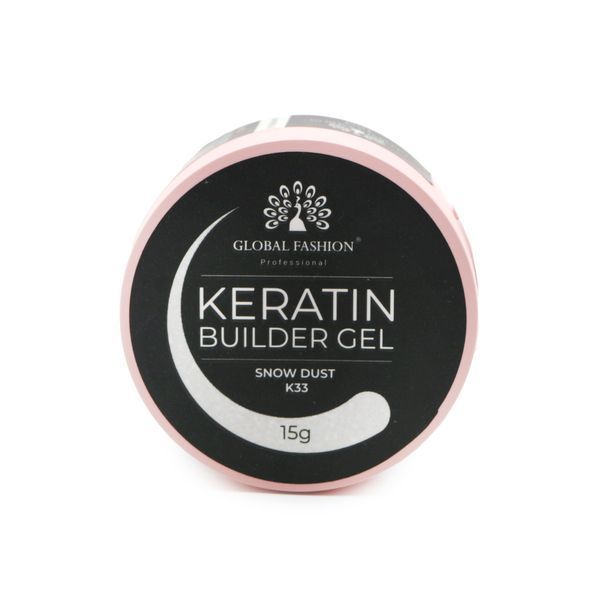 KERATIN BUILDER GEL, K33, Global Fashion, 15 g 26308 фото