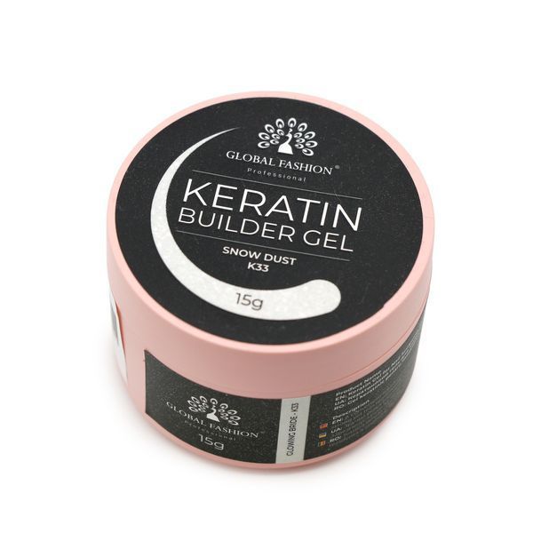 KERATIN BUILDER GEL, K33, Global Fashion, 15 g 26308 фото