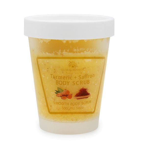 Скраб для тіла , Global Fashion, Body Scrub, Turmeric & Saffron, 300g 25059 фото