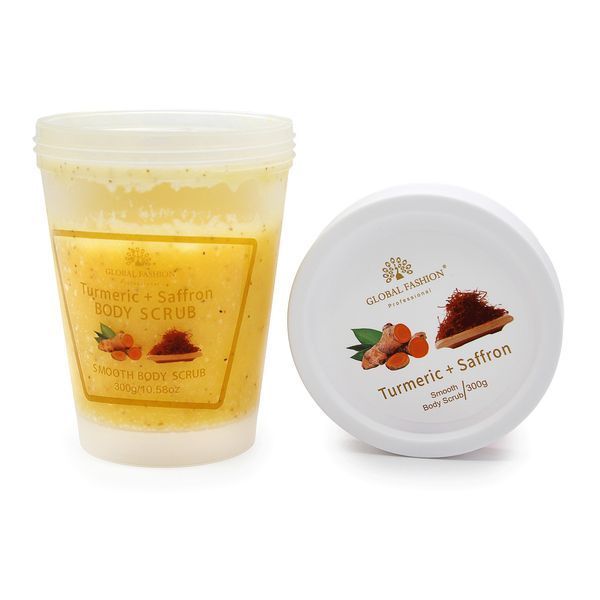 Скраб для тіла , Global Fashion, Body Scrub, Turmeric & Saffron, 300g 25059 фото