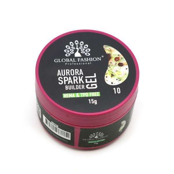 Гель для моделювання нігтів 15 гр, Aurora Spark Builder gel 10 26836 фото