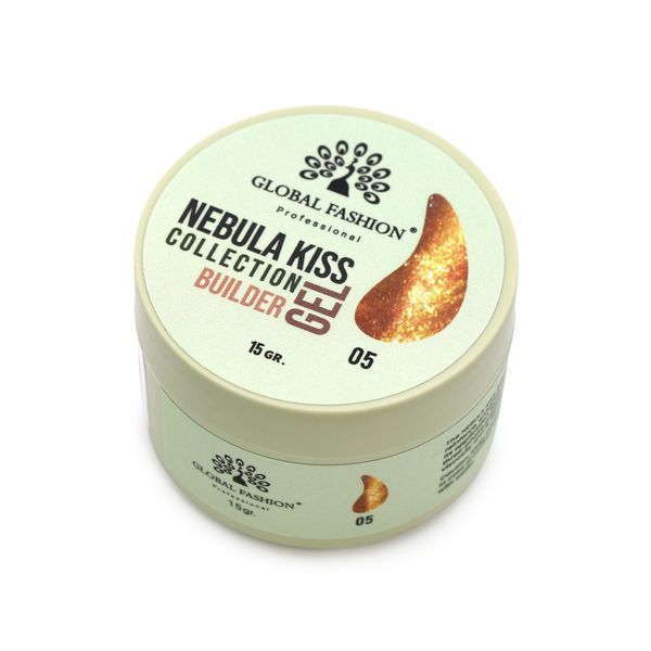 Гель для моделювання нігтів 15 г, Nebula Kiss Builder Gel 05 26217 фото