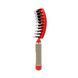 Flat brush with natural bristles Global Fashion 1501 red 16772 фото 7